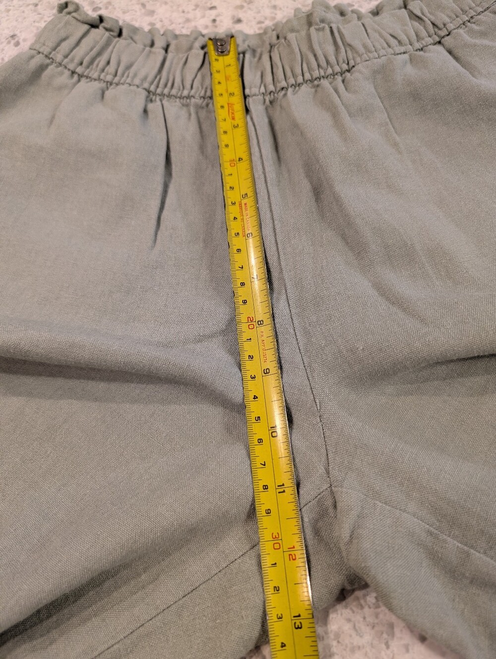 Women's Wide-Leg Pull-On Pants in Sage Green - Picture 15 of 16